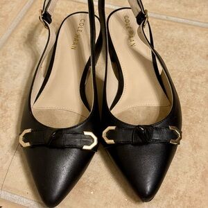 Cole Haan Women's Black Slingback Heels